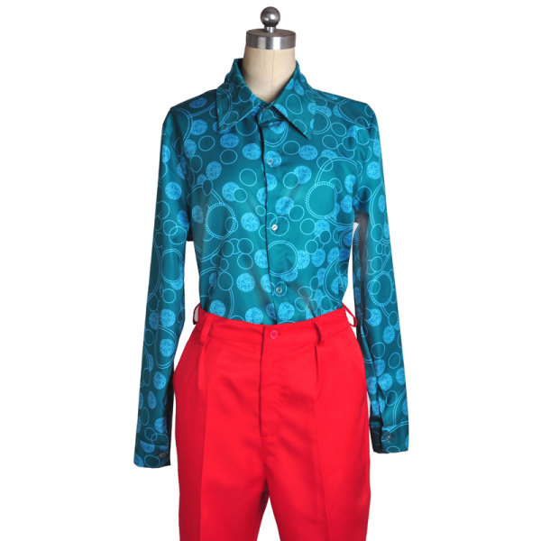 Joker Cosplay kostume Arthur Fleck Joaquin Halloween fest kostume W rød S Z L