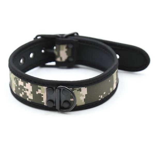 Carnival Puppy Mask Andas huvudbonader Cosplay Animal Head Mask camouflage collar