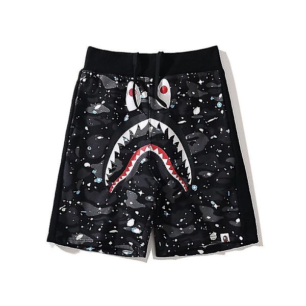 Bape shark head shorts til mænd Y H black S(160-165CM)