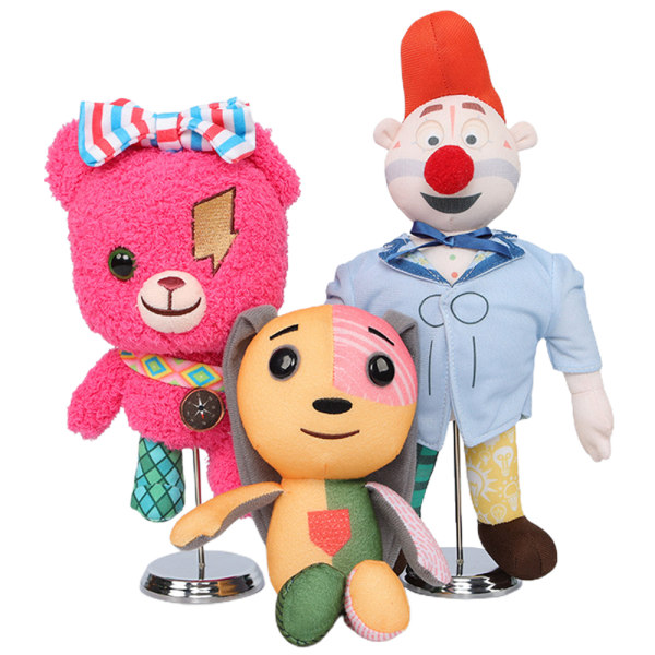 Lost Ollie Rabbit Joker Bear Plyschleksaker Cosplay Tecknad Djur W clown