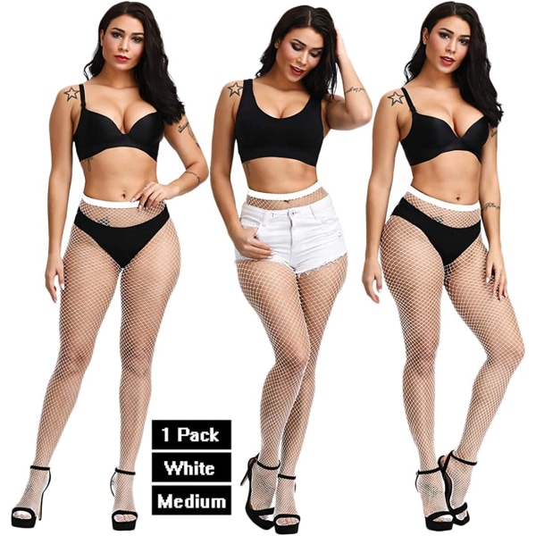 6-Pack High Waist Tights Netstrømper Lår Høje sokker / STYLE2