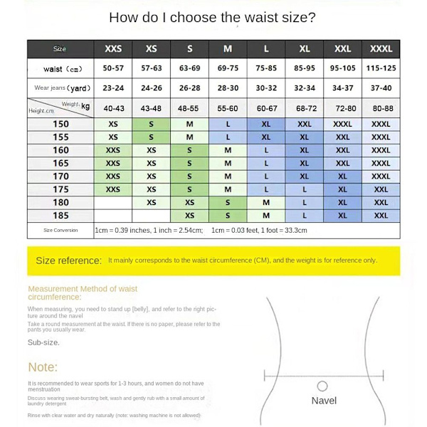 Sauna svedbælte Postpartum Waist Trainer y XL