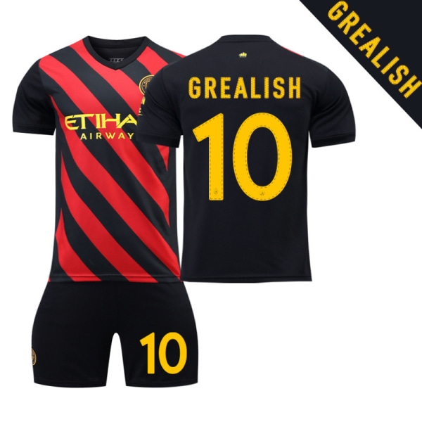 22 Champions League Manchester NR. 10 Grealish skjorte V 18(100110cm)