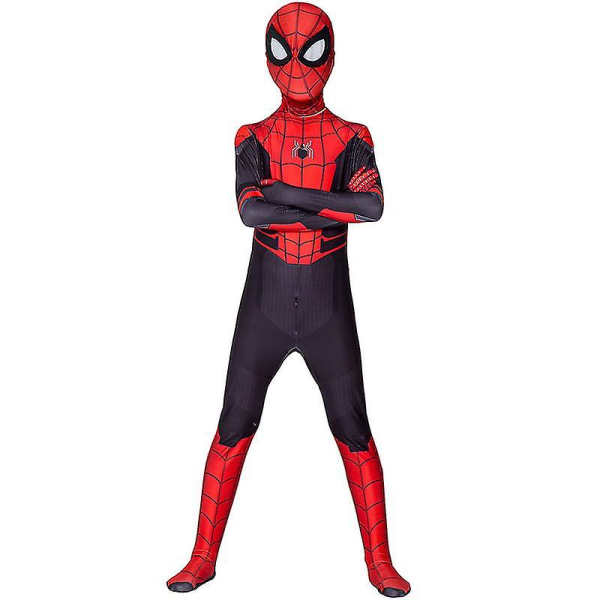 Cosplay Spider-man Spiderman Dräkt Vuxen Barn Outfit zy W Boy 9-11 Years