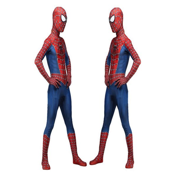 Spider Man Halloween Fancy-Dress Kostyme Cosplay Jumpsuits Gutter 100cm