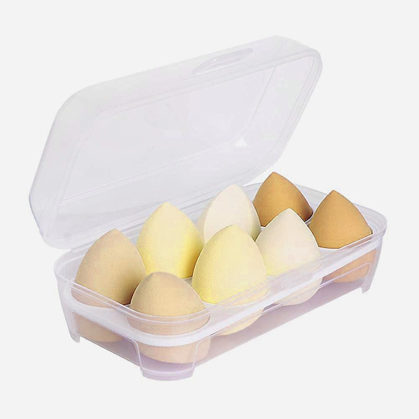 Meikkisieni, märkä ja kuiva setti, nestesekoitin, puuteri, kerma, monimuotoinen meikkivoide, lahjapakkaus C Yellow