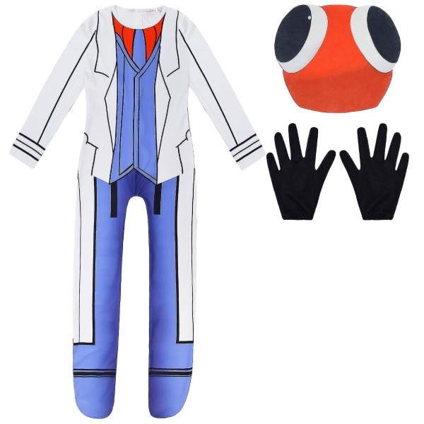 Kids Rainbow Friends -asu Red Ant Man Cosplay Jumpsuit -asu 160(155-165CM)