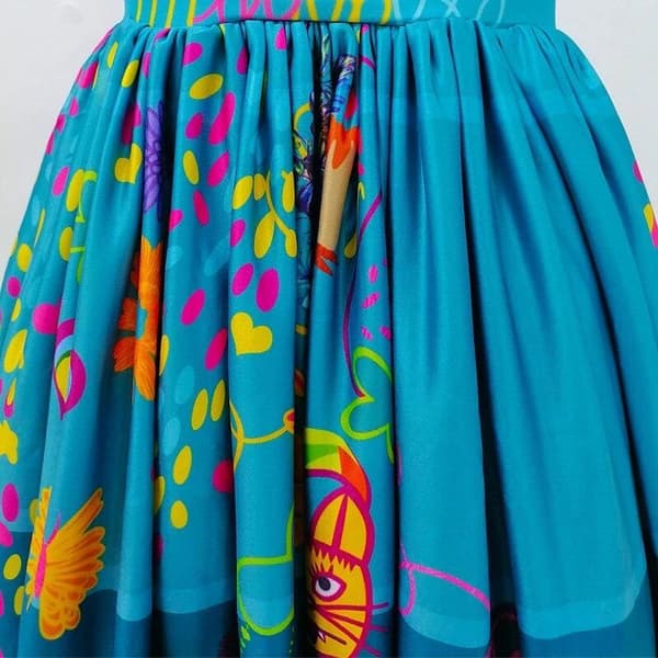 Fargerikt Encanto Mirabel maskeradedrakt. multicolor 116