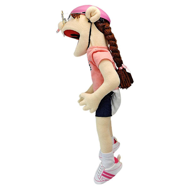 Jeffy Plyschleksak 60 cm Jeffy Hat Handdocka Spel Fyllda dockapresenter Actionfigur