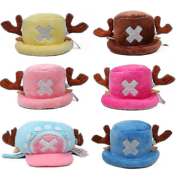 Anime Kawaii Plyschleksaker Cosplay Tony Chopper Bomullsmössa Varm cap för kostym Vuxen Unisex Accessoarer Presenter 2