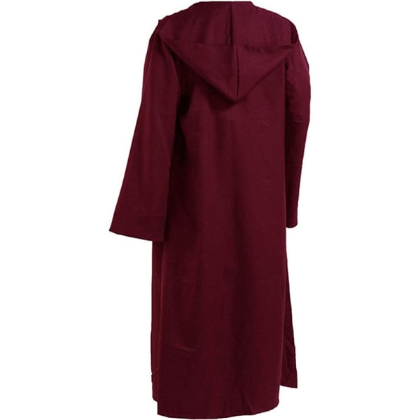 Voksen Halloween kostume Hættetrøjer Robe Cosplay Capes Hættekappe -1 red XXL
