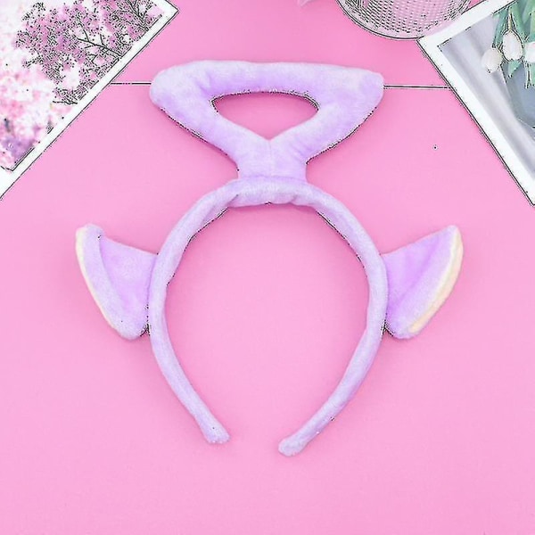 Söta Teletubbies Anime Pannband Barn Party Hoops y Purple Adult