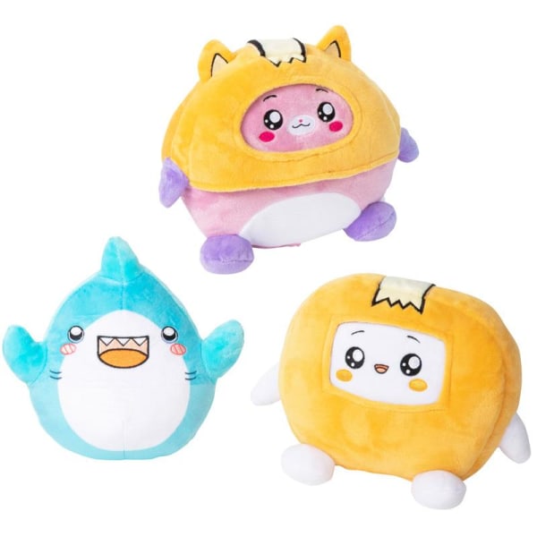 LankyBox Thicc Boxy Stuffed Animal Plysj myk leketøy Plysj 20cm. multifärg one size