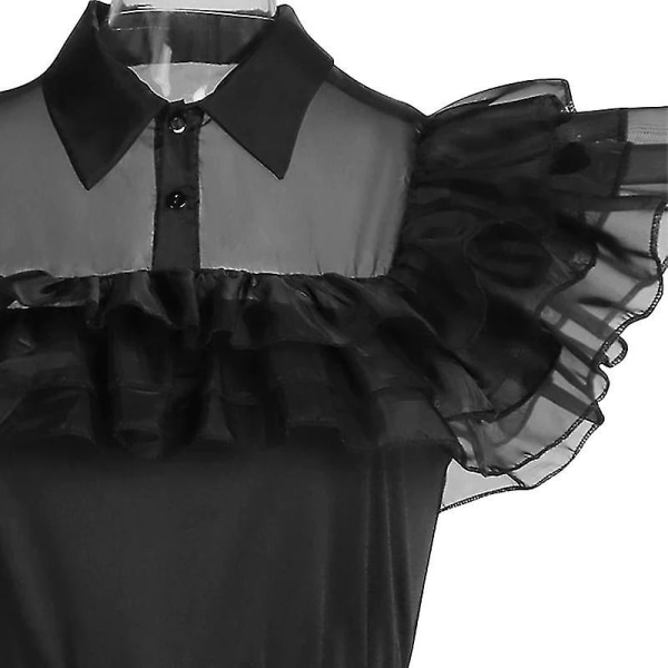Vuxen barn Adams onsdagsbalklänning Cosplay rollspel - XL