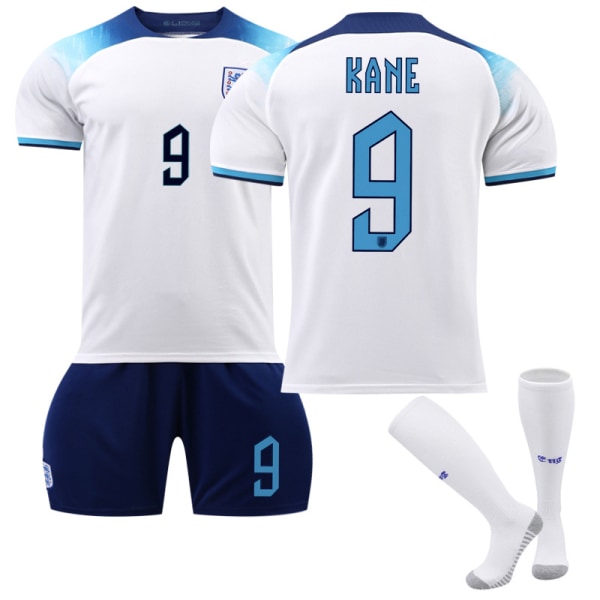 Englannin paita 22/23 Home No. 9 Kane Soccer Kit Z X Set With Socks 26(140-145)