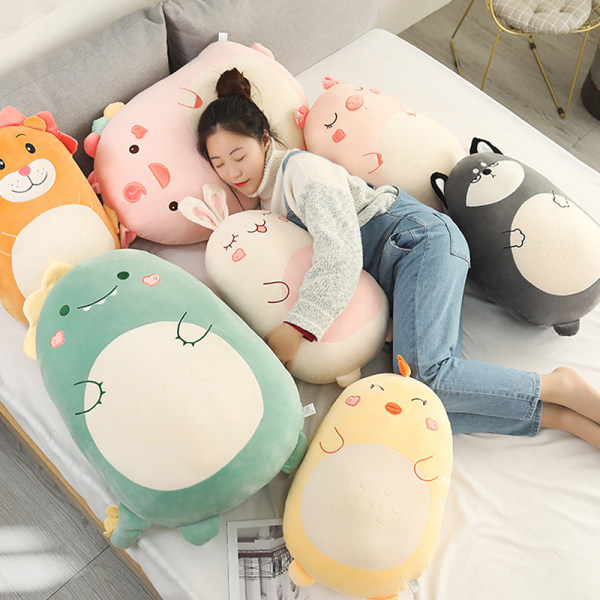 Squishmallows plysjlekedyr Kawaii myk stor pute W 45CM