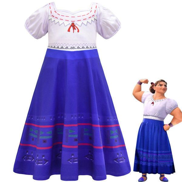 Kid Mirabel Dress Isabela Madrigal Cosplay -asu Dolores Dress Z B 9-10Years