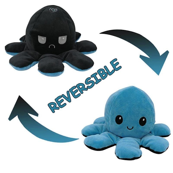 Reversible Octopus og Blue W black