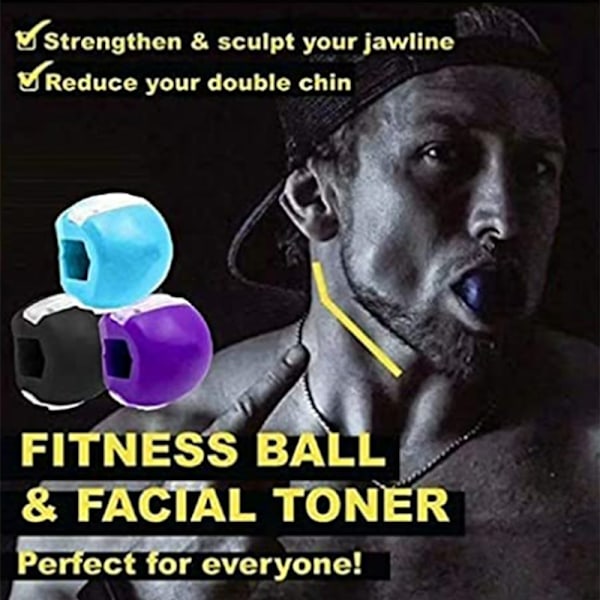 Jaw trainer 3 kpl / Flerfärgad