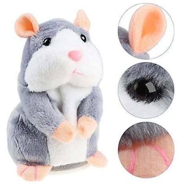 Talende hamster plyslegetøj k Grey