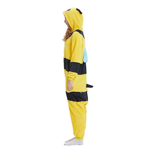 Bee Pyjamas Animal Onesie Bee -asu Halloween Cosplay -peliin - XL