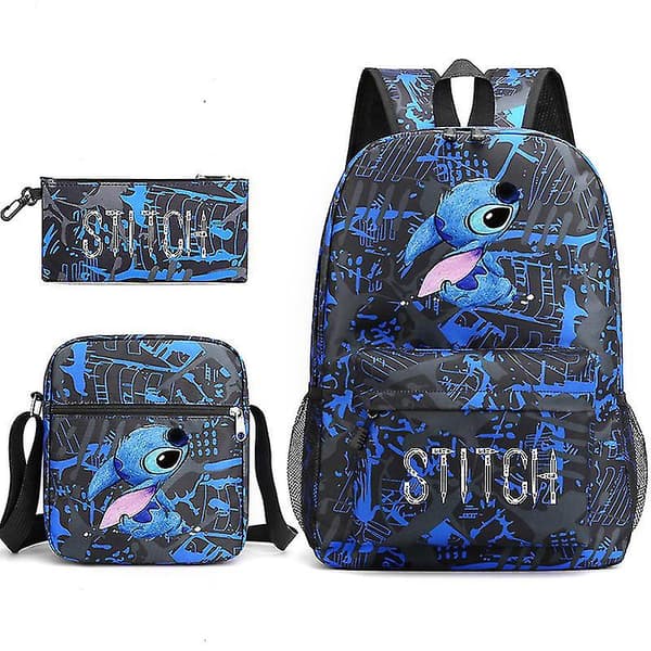 Lilo & Stitch Ryggsäck Set skolväska Z orchid