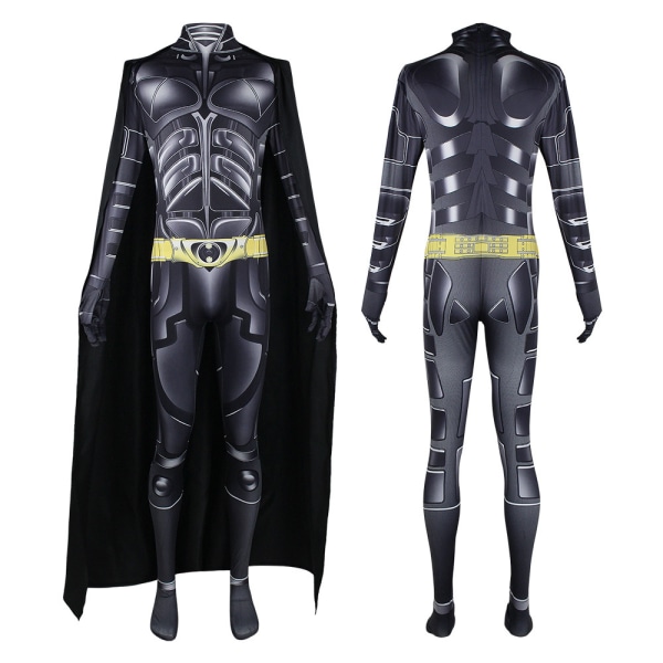 Batman Cosplay Festdräkt för Jumpsuit Rollspel Outfit L Z S