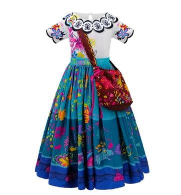 Fargerikt Encanto Mirabel maskeradedrakt. multicolor 110