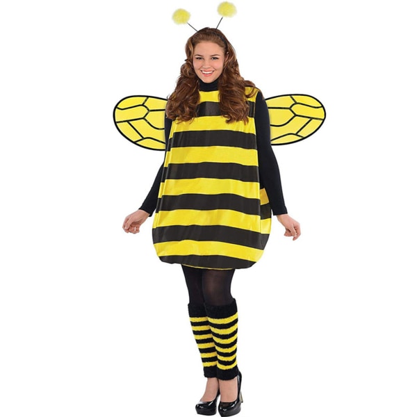 Bee Cosplay -asu ja siivet Bee Cosplay -asusteet Hallowe W M