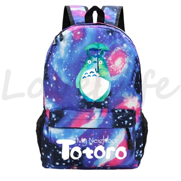 My Neighbour Totoro Ryggsäck Anime Ryggsäck Student Cartoon School Bag yz style 9