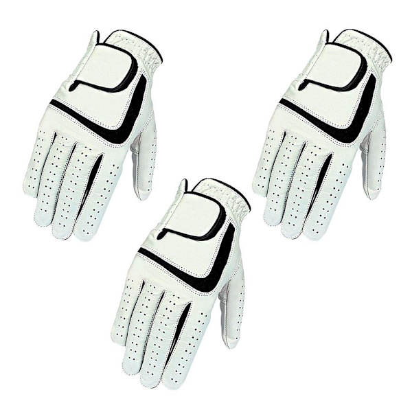 3-pack Golfhandke Höger - Flera torlekar W White s