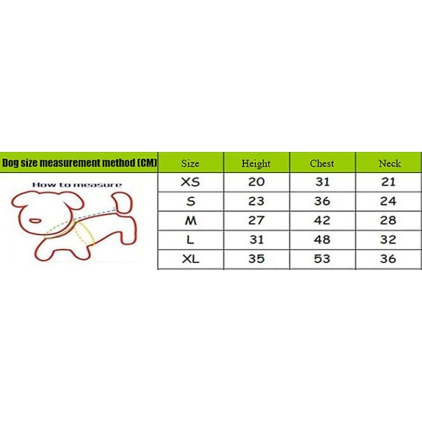 Koiran jouluasu Kolmiulotteinen lemmikkiasu XS