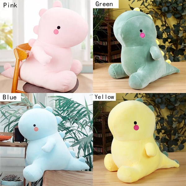 Plysj Dinosaur Leketøy Utstoppede Plysj Leker GUL 25CM W yellow 25CM-25CM