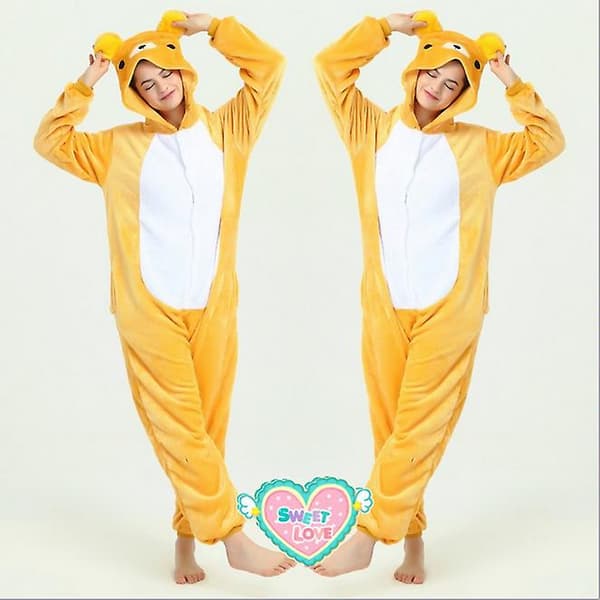 Kvinner Cosplay hette Animal Cartoon Pyjamas Z M