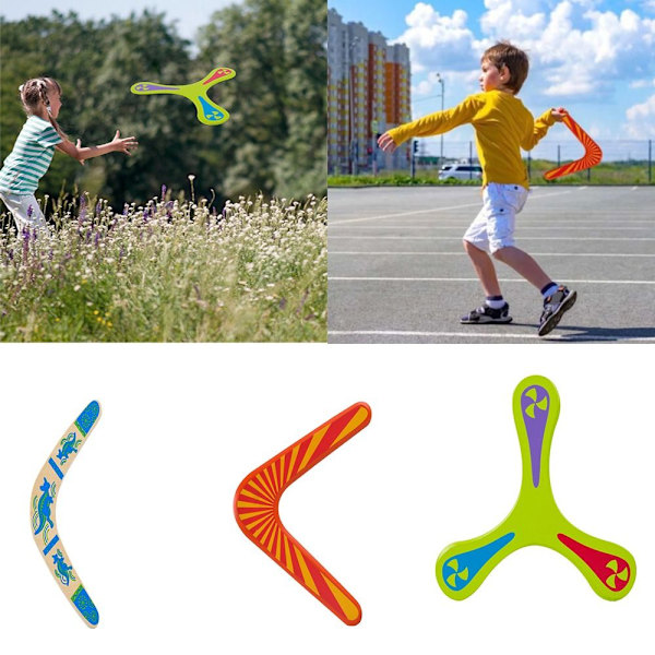 Klassiske Boomerangs V-Formet Boomerang GRØN Green