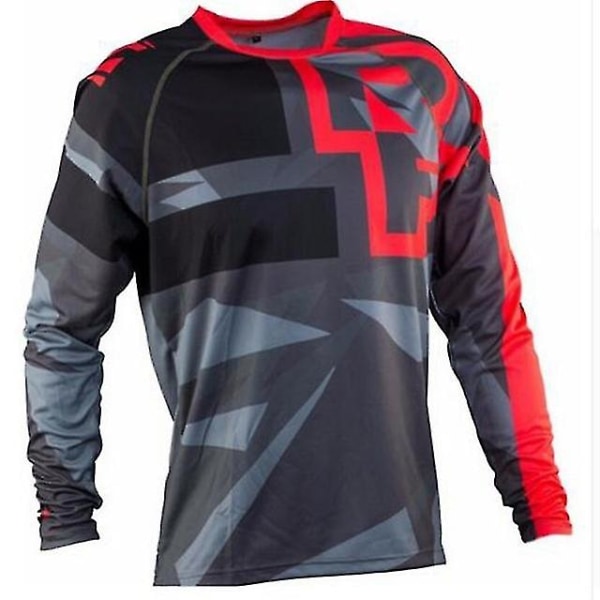 Sajy Enduro Rf Sykkel T-skjorte Mountain Downhill Bike Langermet Racing Klær Dh Mtb Offroad Motocross Bmx Jerseys Engros Z 4XL