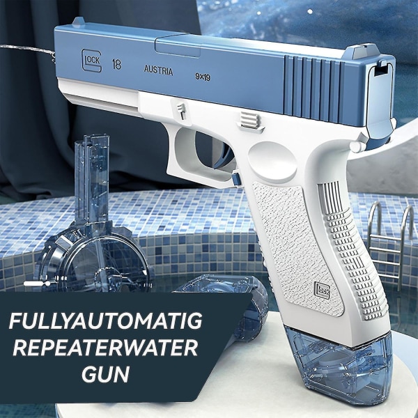 Elektrisk vandpistol, automatiske sprøjtepistoler med super høj ka V blue