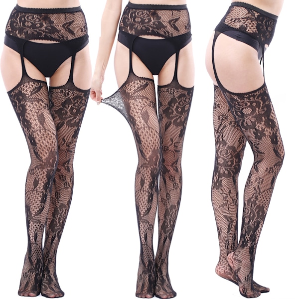 5 Pack High Waist Fishnet Tights Thigh High yz combination 3