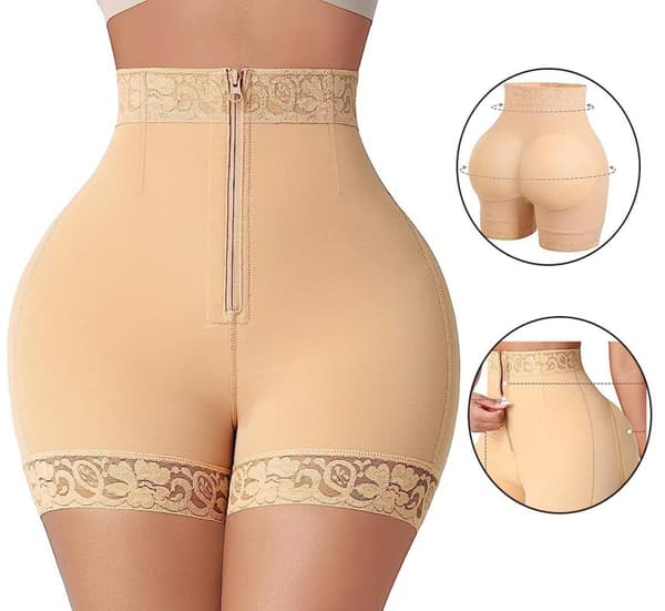 Dame shapewear hip lift shapewear mageplastikk V Black S