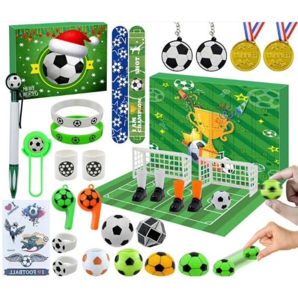 Fotball adventskalender 2023 For gutter Jenter World Soccer Gaver Barneleker - Fotballjulegaver for fotballfans