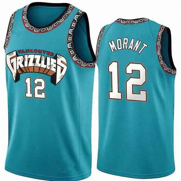 Ny sesong Grizzlies Morant Embroidered City Edition Jersey W XXL