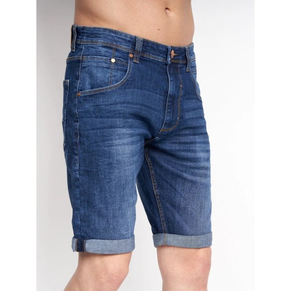 Duck and Cover Herr Musstone Denim Shorts Z X Dark Wash 32R