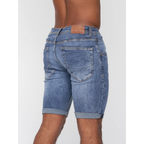 Duck and Cover Musstone denimshorts for menn Z X Mid Wash 34R