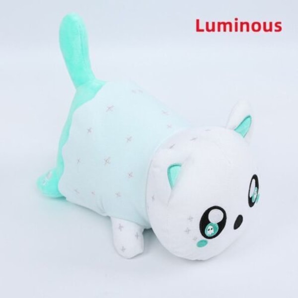 Meemeows Food Aphmau Cat Doll täytetty lelu Pehmolelut Monk W Z X LuminousBlue