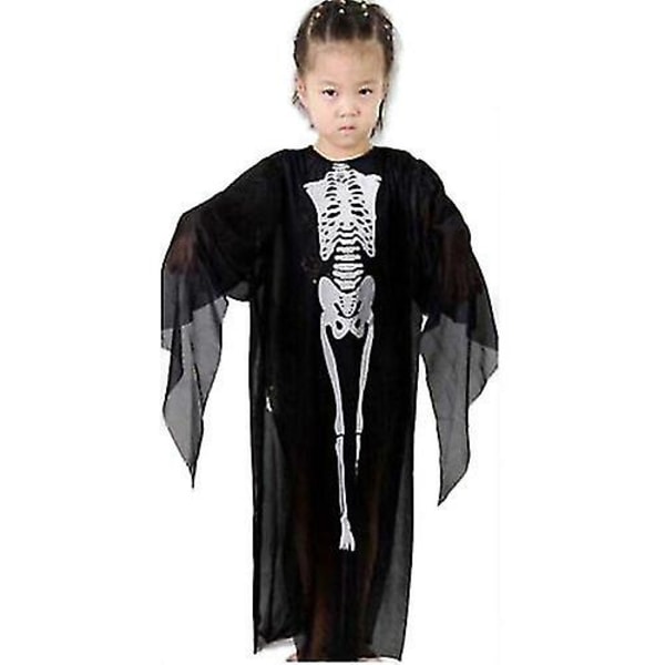 Barn Gutt Jente Spiderman Cosplay Kostyme Festantrekk Sett Carnival Fancy Dress Up - Skeleton 4-5 Years