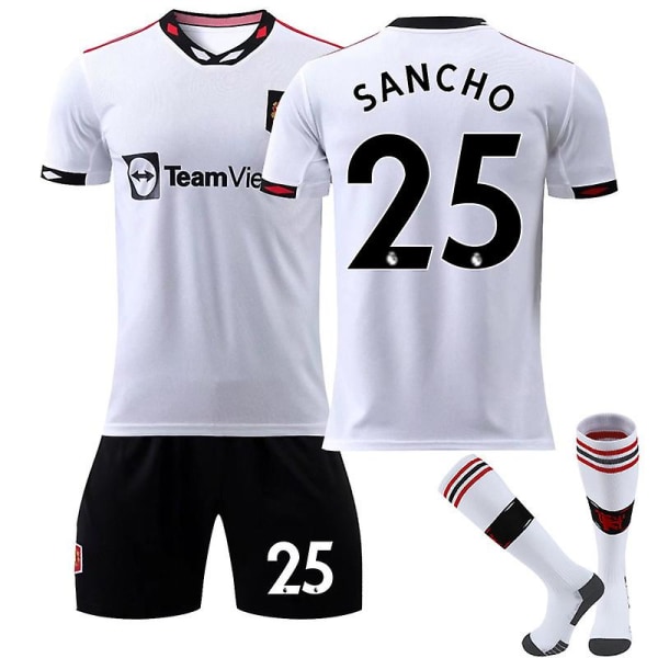 2223 Manchester United #25 Sancho Fotbollströja Träningsdräkt C m