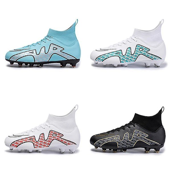 Fotbollsskor för män Vuxna barn Yttersula Halkfria unisex sneakers Z X Blue 37