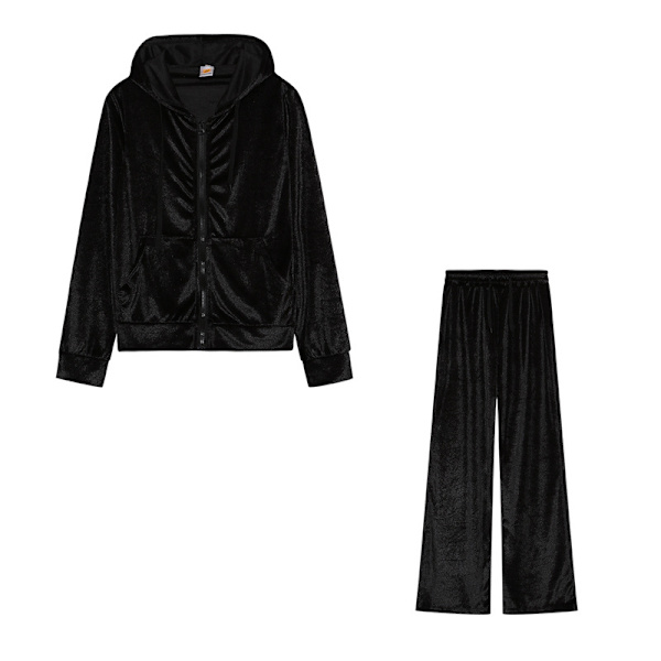 Kvinders fløjl Juicy træningsdragt Couture træningsdragt split -1 black M