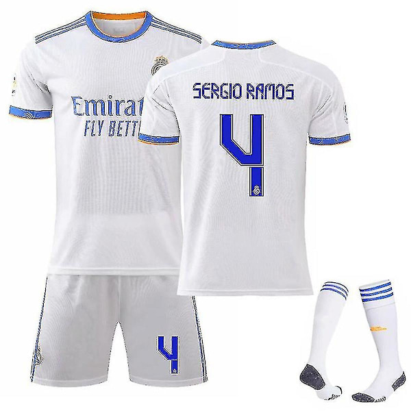 SERGIO RAMOS 4 Real Madrid fotbollströjor wz XL