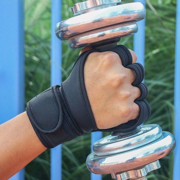 Gym Handskar Handledsträning Fitness RED y Red M